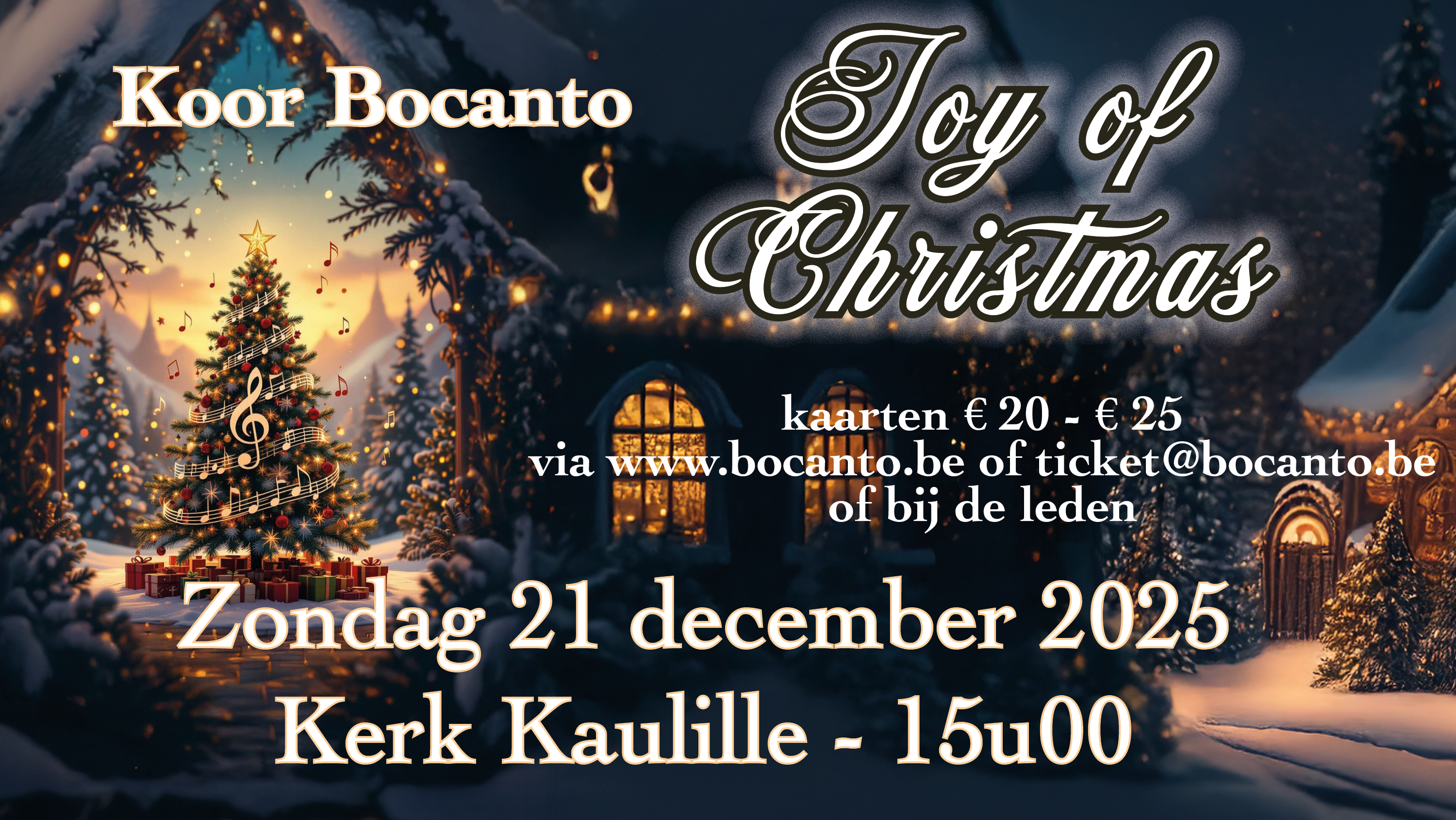 Kerstconcert JOY OF CHRISTMAS