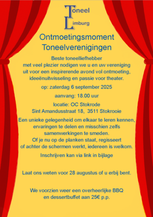 jaarlijks ontmoetingsmoment toneelverenigingen