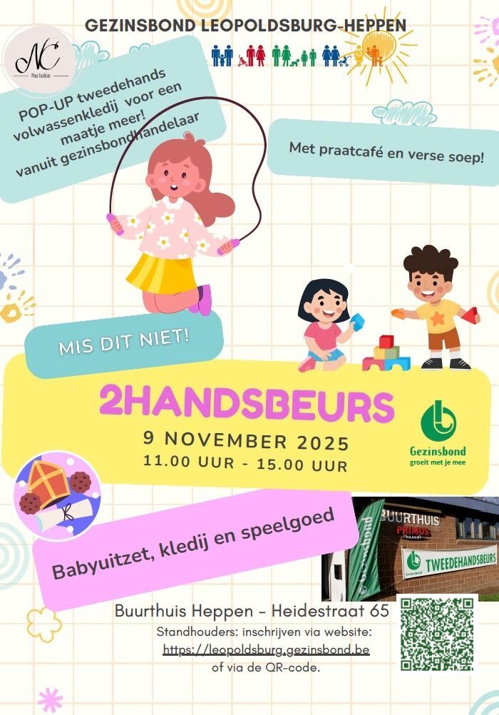 Tweedehandsbeurs gezinsbond Leopoldsburg