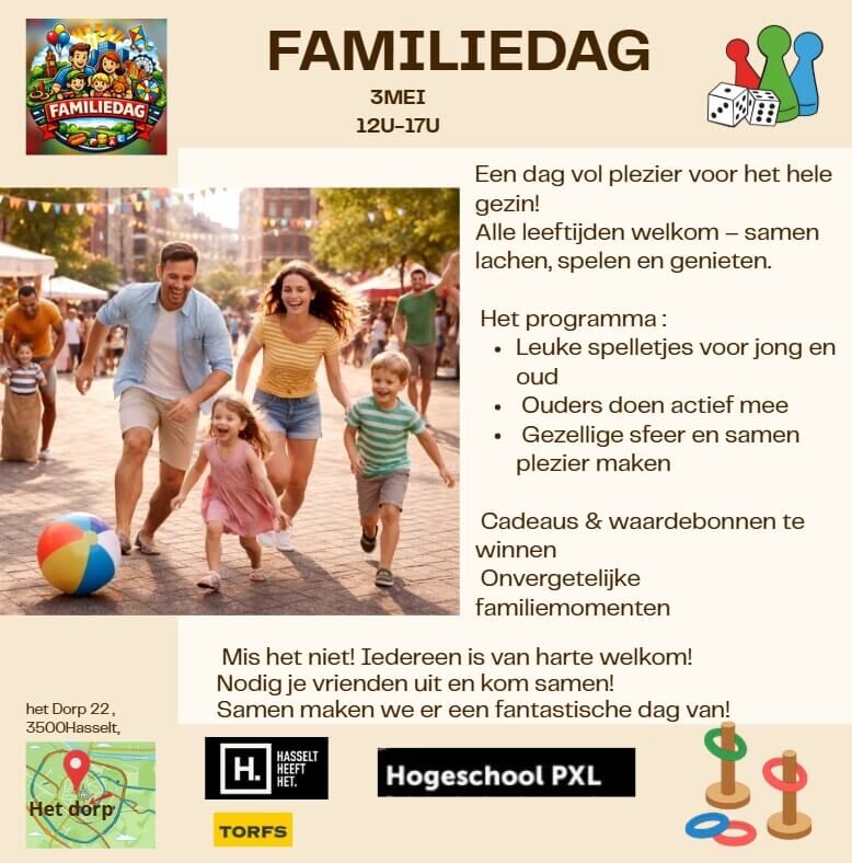 Promotie Familiedag – samenwerking met TVL Limburg
