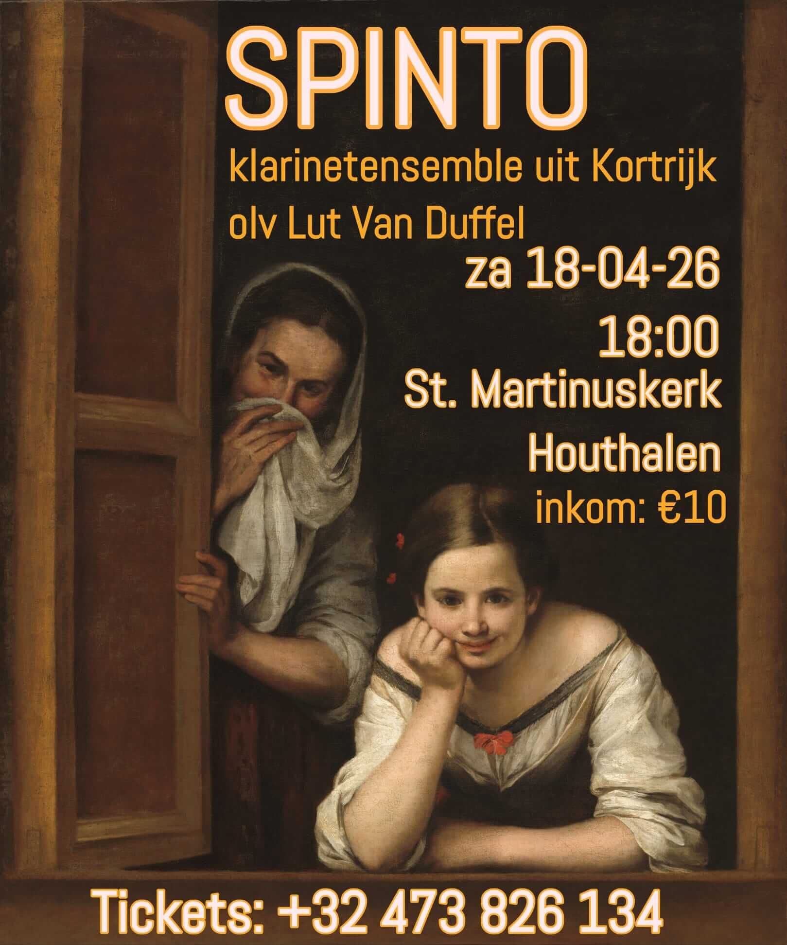 Spinto: klarinetensemble uit Kortrijk