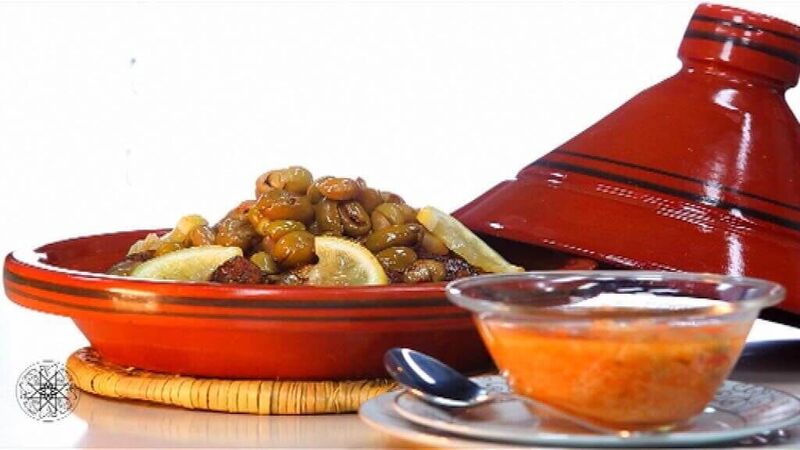 Gerstensoep met garnalen