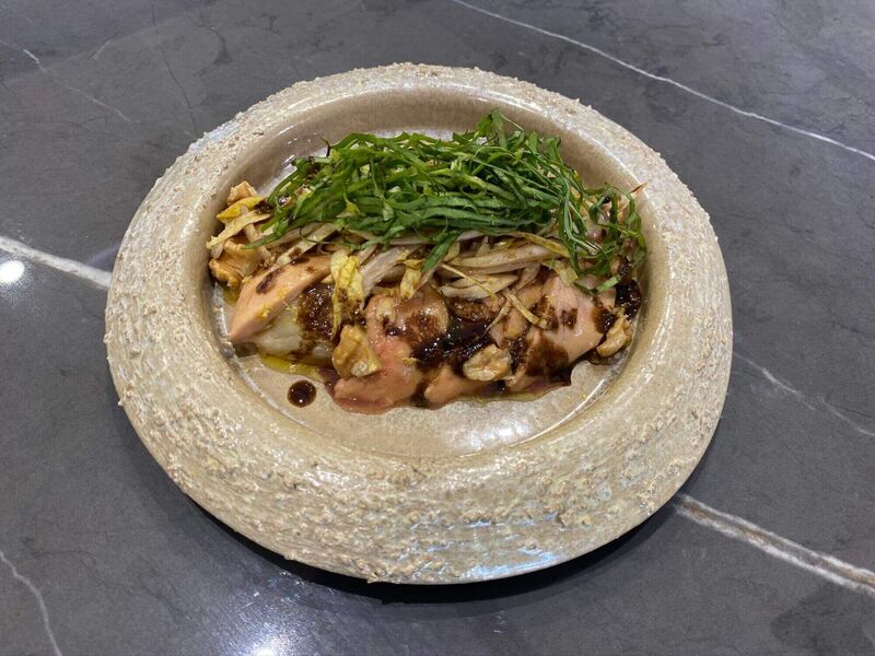 Eendenlever - witloof - zuring - balsamico