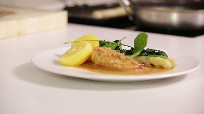 Gegrilde asperges met kip en daslook
