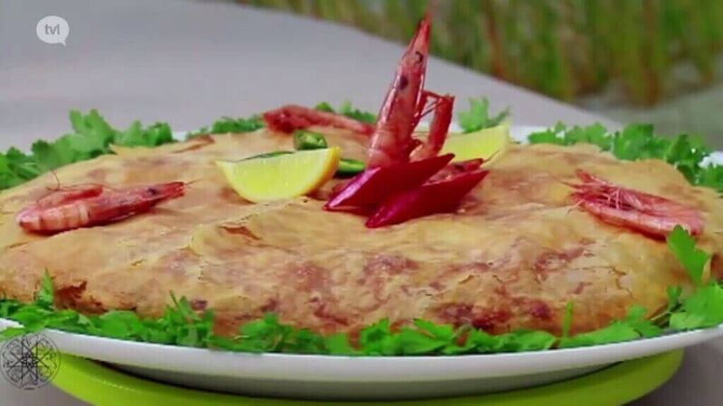 Pastilla (hartige taart) met vis