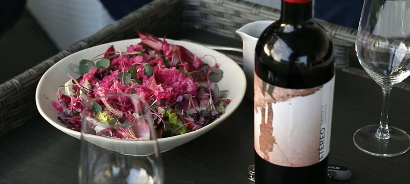 Runderrib - roodlof - radijs - shiso