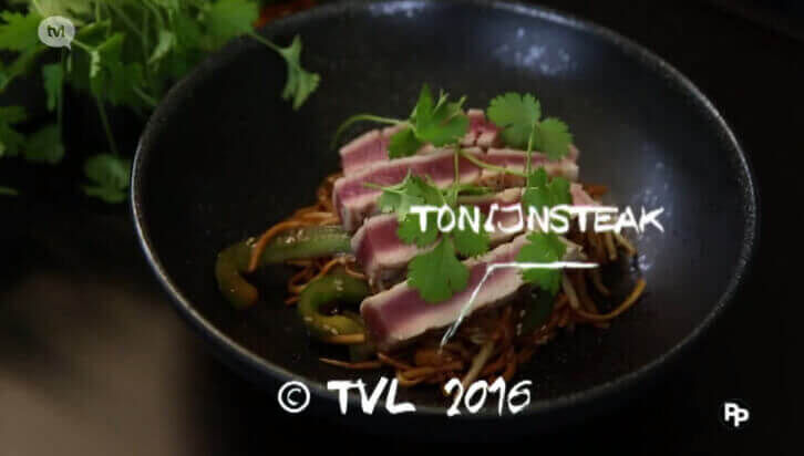 Gegrilde tonijnsteak